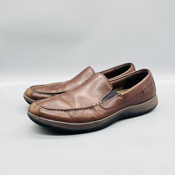 Cole Haan Shoes Mens 11 Brown Leather Slip On Loafers Casual Comfort Walking main image 4